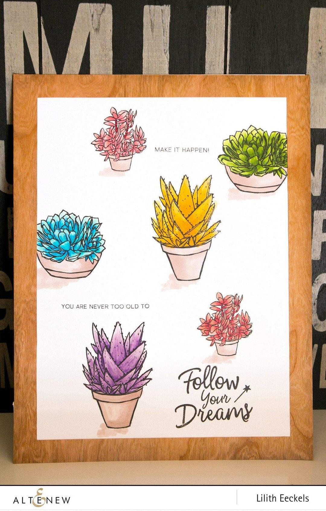 Altenew Stamp & Die Bundle Succulents Stamp & Die Bundle