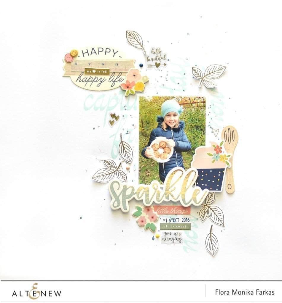 Altenew Stamp & Die Bundle Super Script Scrapbook Stamp & Die Bundle
