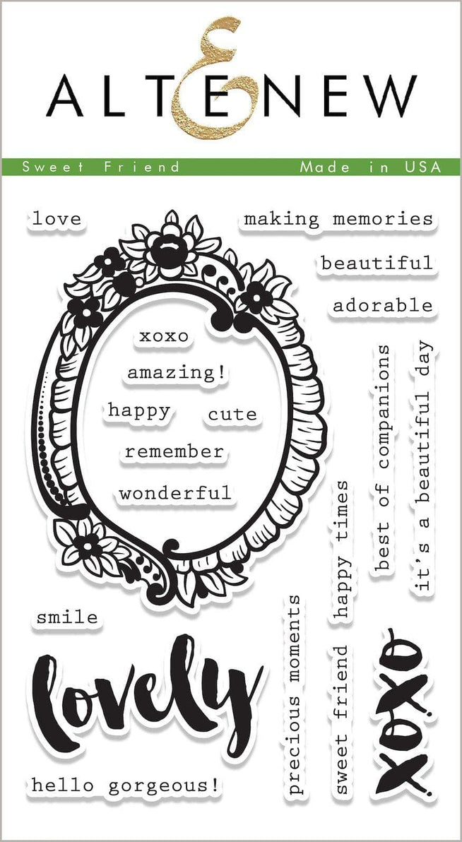 Altenew Stamp & Die Bundle Z - Sweet Friend Stamp & Die Bundle