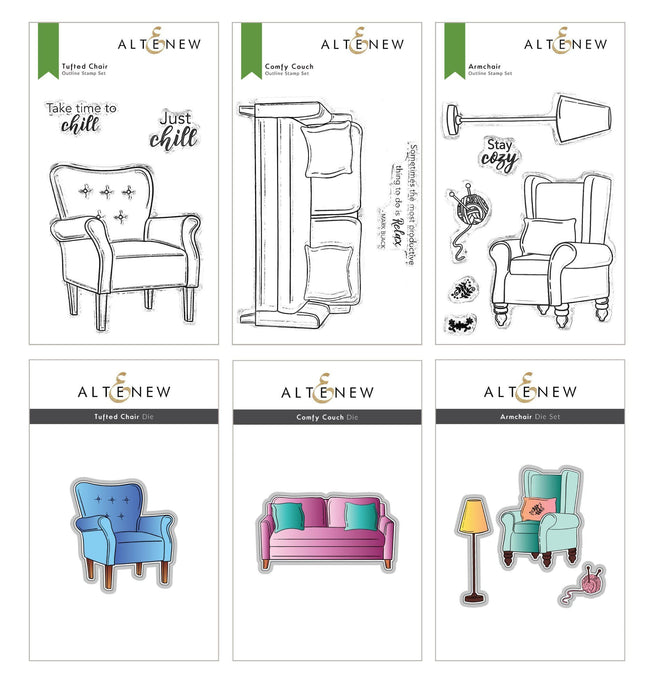 Altenew Stamp & Die Bundle Sweet Moments Mini Stamp & Die Bundle