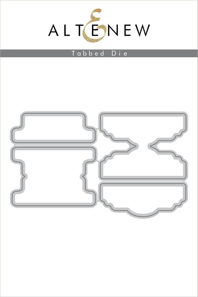 Tabbed Stamp & Die Bundle by Altenew featuring intricate stamps and matching dies for versatile crafting projects.