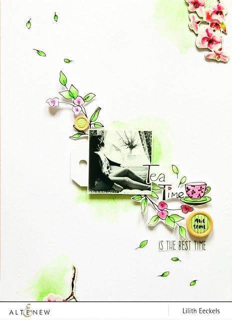 Altenew Stamp & Die Bundle Tea Time Stamp & Die Bundle