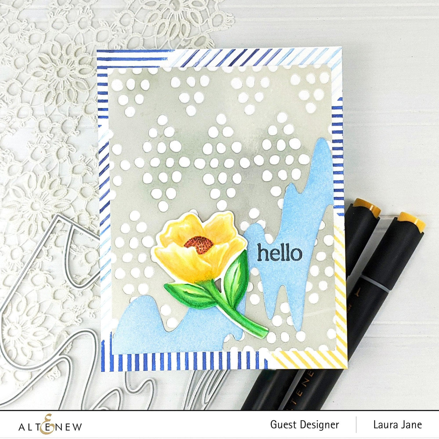 Altenew Stamp & Die Bundle Today is the Day Mini Stamp & Die Bundle