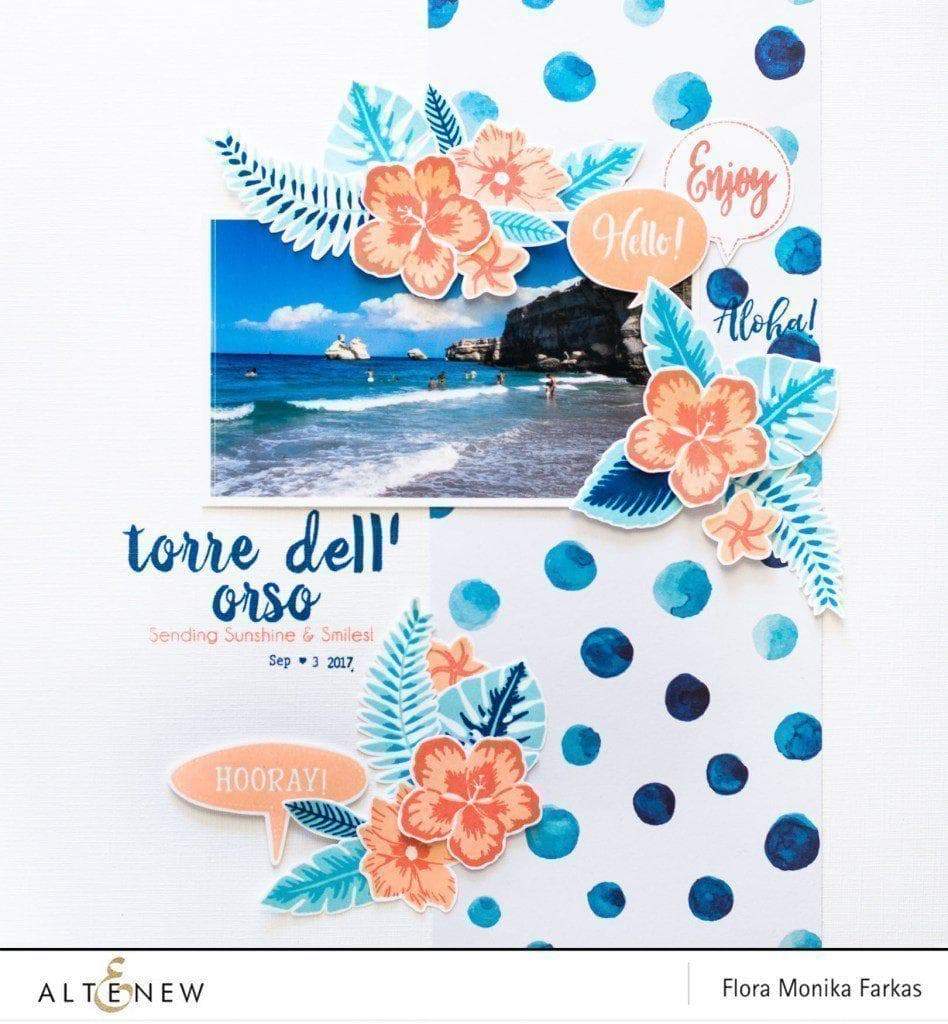 Altenew Stamp & Die Bundle Totally Tropical Stamp & Die Bundle