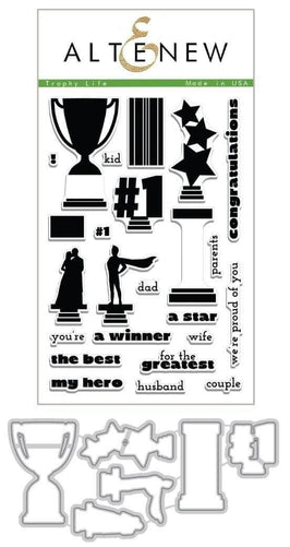 Altenew Stamp & Die Bundle Z - Trophy Life Stamp & Die Bundle
