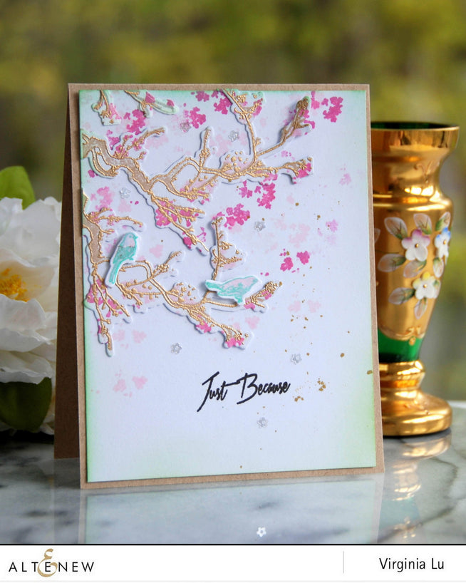 Altenew Stamp & Die Bundle Under the Cherry Blossom Tree Stamp & Die Bundle