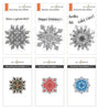 Altenew Stamp & Die Bundle Winter Magic Mini Stamp & Die Bundle