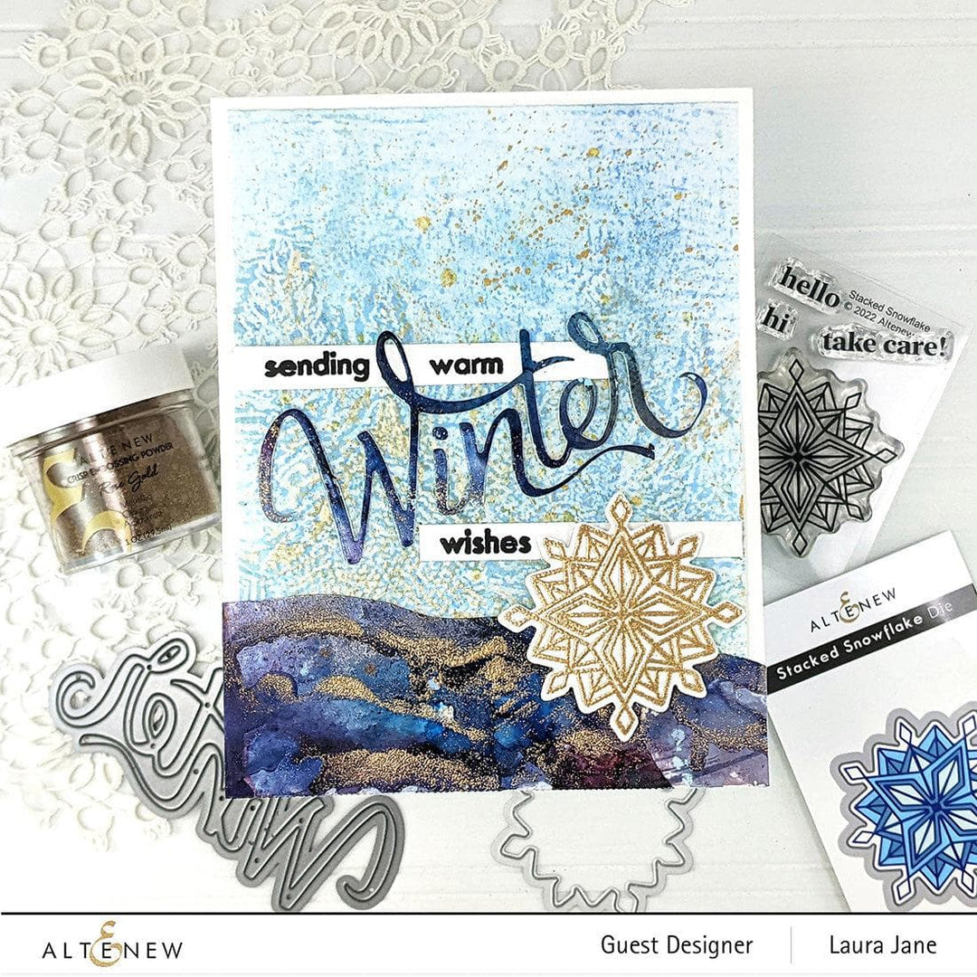 Altenew Stamp & Die Bundle Winter Magic Mini Stamp & Die Bundle