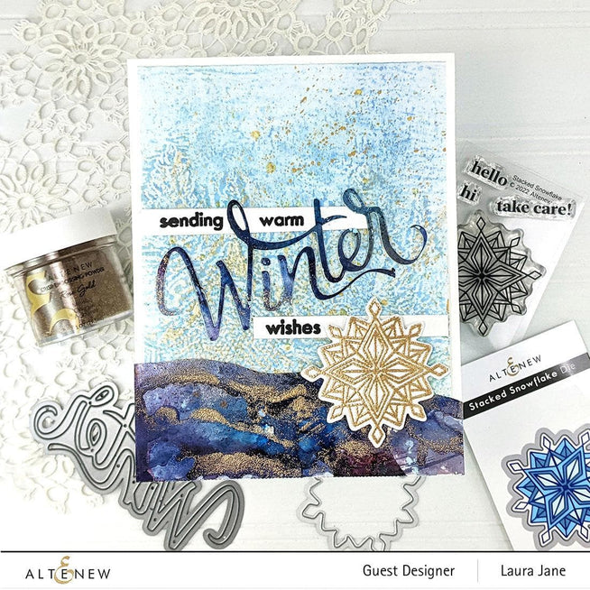 Altenew Stamp & Die Bundle Winter Magic Mini Stamp & Die Bundle