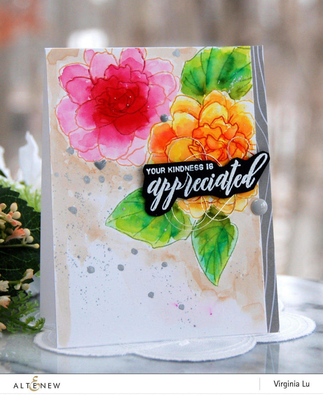 Altenew Stamp & Die Bundle Wispy Begonia Stamp & Die Bundle