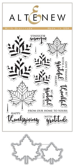 Altenew Stamp & Die Bundle With Gratitude Stamp & Die Bundle