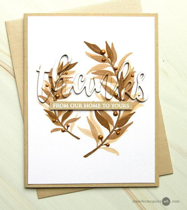 Altenew Stamp & Die Bundle With Gratitude Stamp & Die Bundle