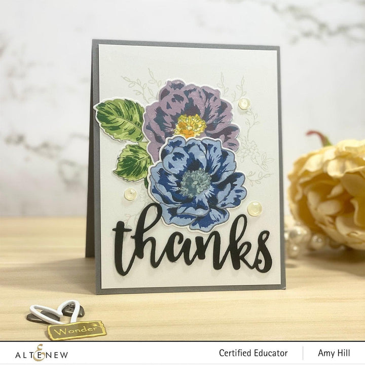 Altenew Stamp & Die & Hot Foil Plate Bundle Build-A-Flower: Wild Rose Complete Bundle