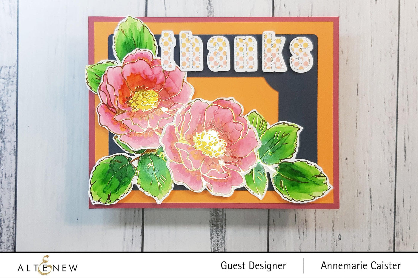Altenew Stamp & Die & Hot Foil Plate Bundle Build-A-Flower: Wild Rose Complete Bundle