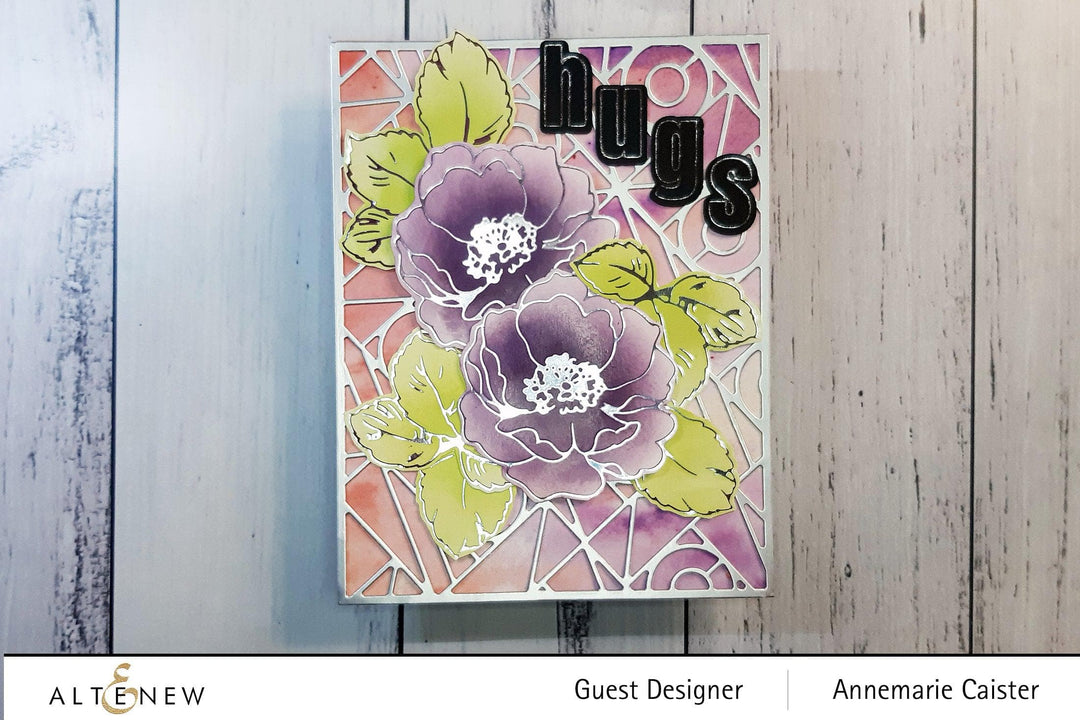 Altenew Stamp & Die & Hot Foil Plate Bundle Build-A-Flower: Wild Rose Complete Bundle