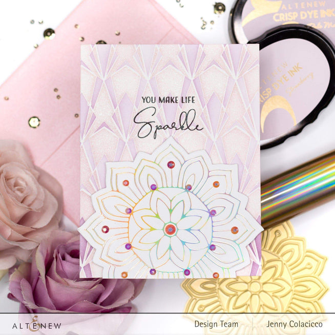 Altenew Stamp & Die & Hot Foil Plate Bundle Sparkle Bright Stamp & Die & Hot Foil Plate Bundle