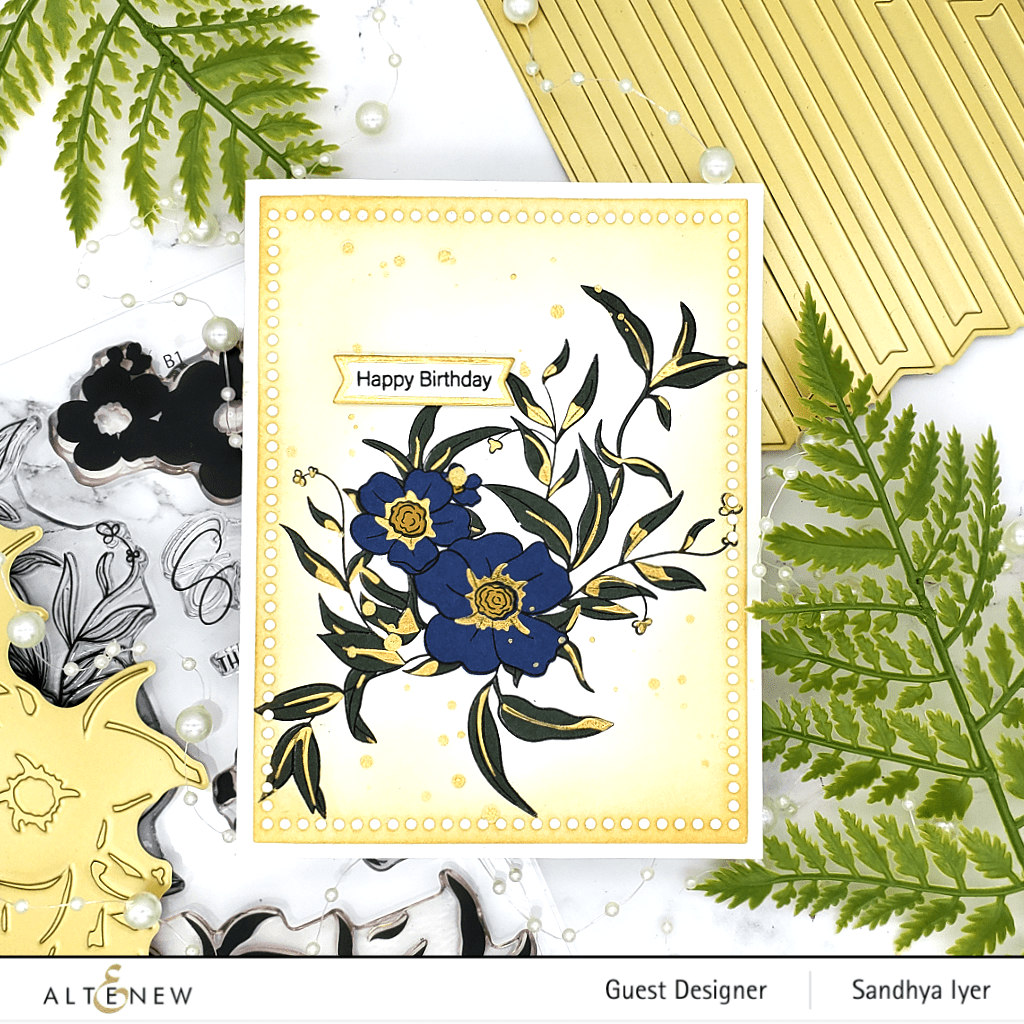 Altenew Stamp & Die & Hot Foil Plate Bundle Sparkle Bright Stamp & Die & Hot Foil Plate Bundle