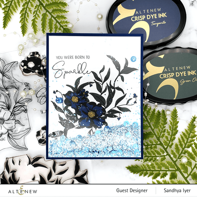Altenew Stamp & Die & Hot Foil Plate Bundle Sparkle Bright Stamp & Die & Hot Foil Plate Bundle