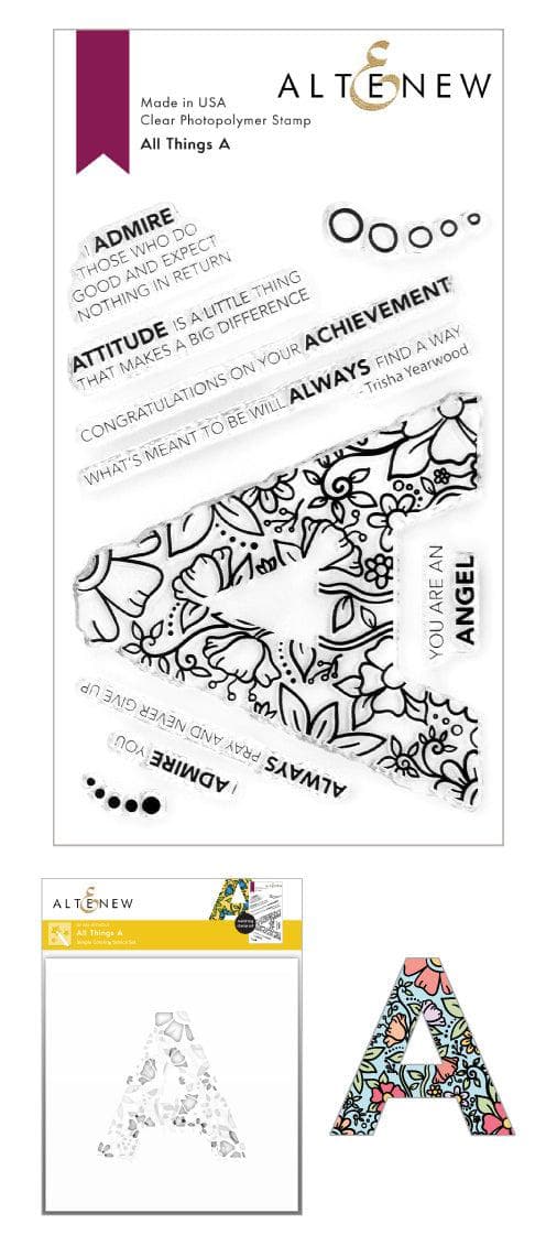Altenew Stamp & Die & Stencil Bundle All Things A Stamp & Die & Stencil Bundle
