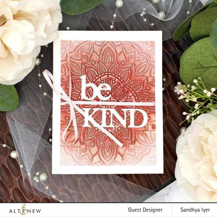 Altenew Stamp & Die & Stencil Bundle Always Be Kind Stamp & Die & Stencil Bundle