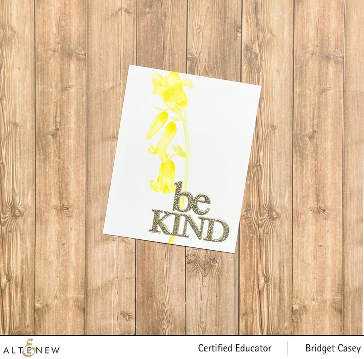 Altenew Stamp & Die & Stencil Bundle Always Be Kind Stamp & Die & Stencil Bundle
