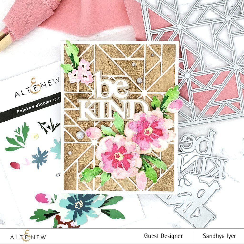 Altenew Stamp & Die & Stencil Bundle Always Be Kind Stamp & Die & Stencil Bundle