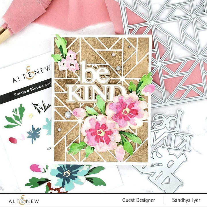 Altenew Stamp & Die & Stencil Bundle Always Be Kind Stamp & Die & Stencil Bundle