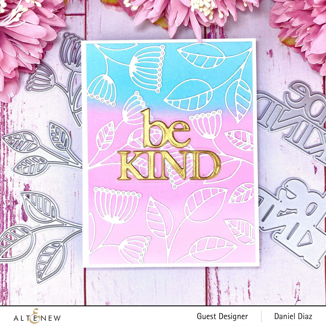 Altenew Stamp & Die & Stencil Bundle Always Be Kind Stamp & Die & Stencil Bundle
