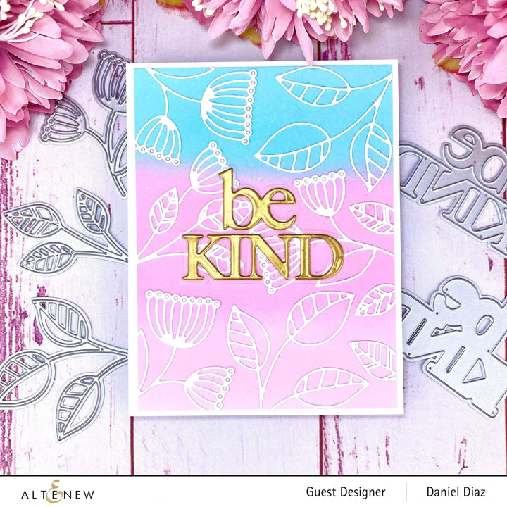 Altenew Stamp & Die & Stencil Bundle Always Be Kind Stamp & Die & Stencil Bundle