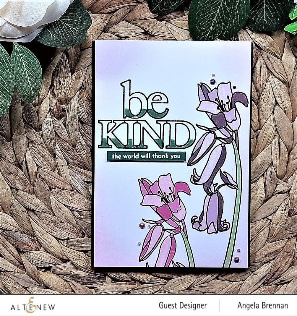 Altenew Stamp & Die & Stencil Bundle Always Be Kind Stamp & Die & Stencil Bundle