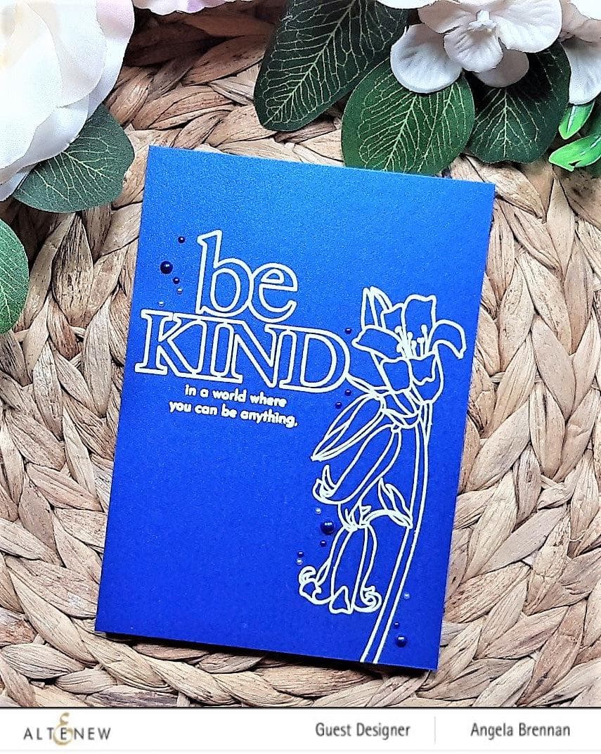 Altenew Stamp & Die & Stencil Bundle Always Be Kind Stamp & Die & Stencil Bundle
