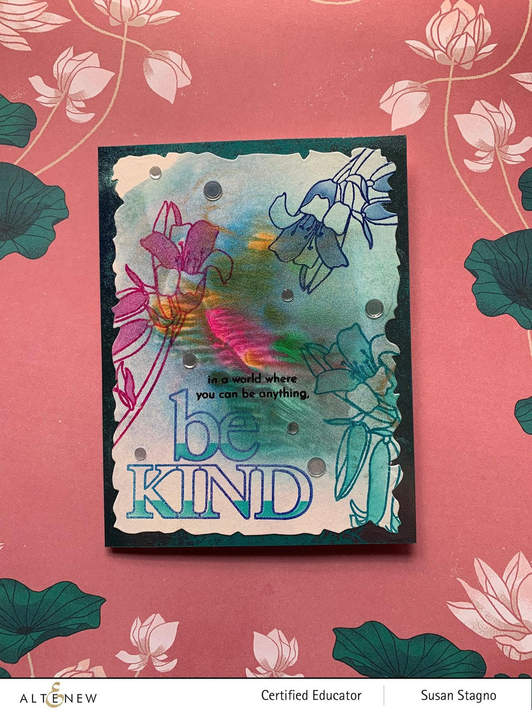 Altenew Stamp & Die & Stencil Bundle Always Be Kind Stamp & Die & Stencil Bundle