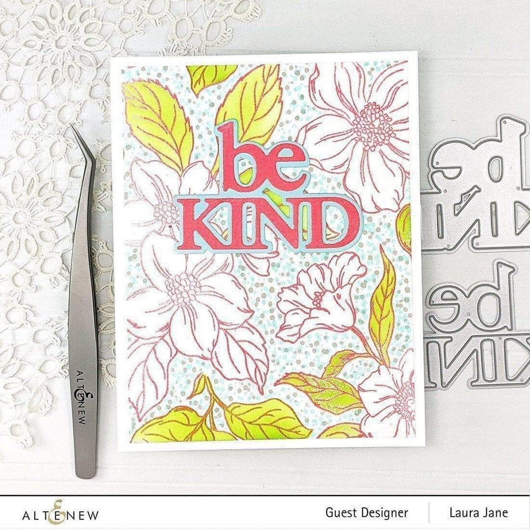Altenew Stamp & Die & Stencil Bundle Always Be Kind Stamp & Die & Stencil Bundle