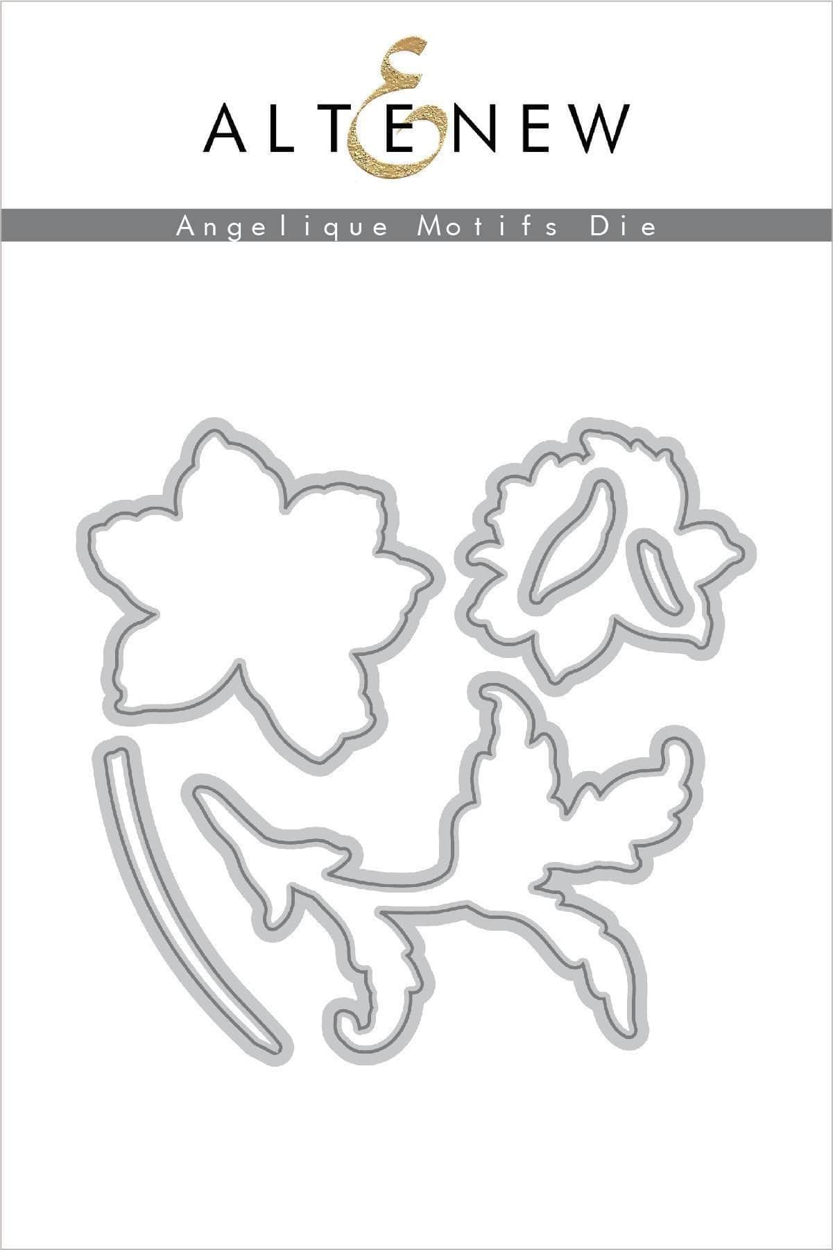 Altenew Stamp & Die & Stencil Bundle Angelique Motifs