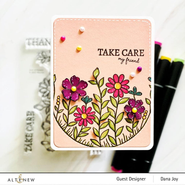 Altenew Stamp & Die & Stencil Bundle Arch of Flowers Stamp & Die & Stencil Bundle