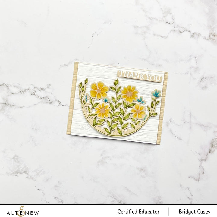 Altenew Stamp & Die & Stencil Bundle Arch of Flowers Stamp & Die & Stencil Bundle