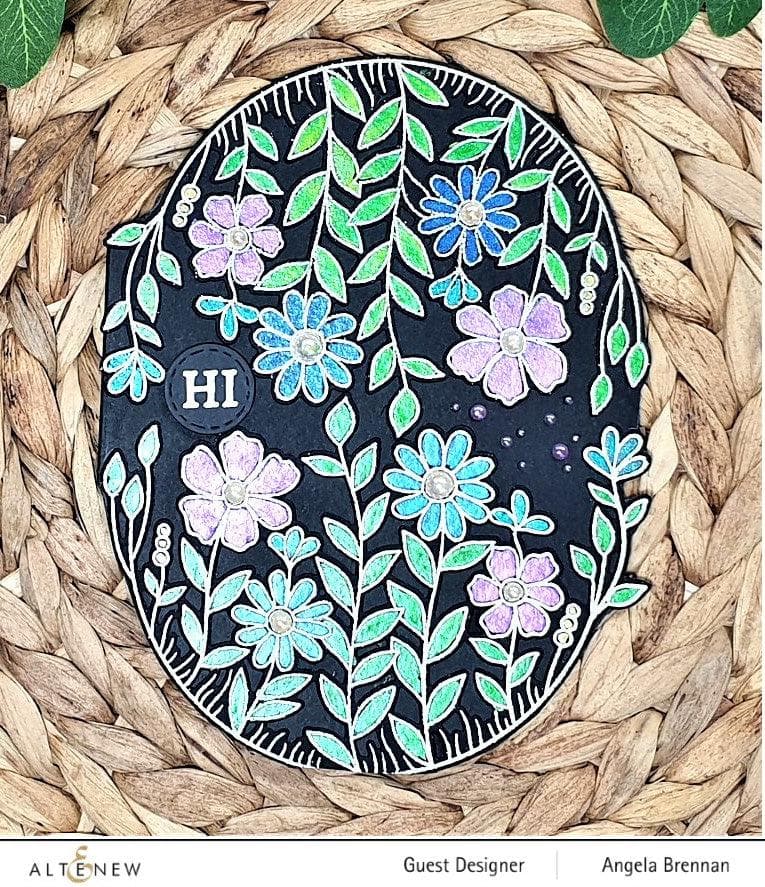 Altenew Stamp & Die & Stencil Bundle Arch of Flowers Stamp & Die & Stencil Bundle