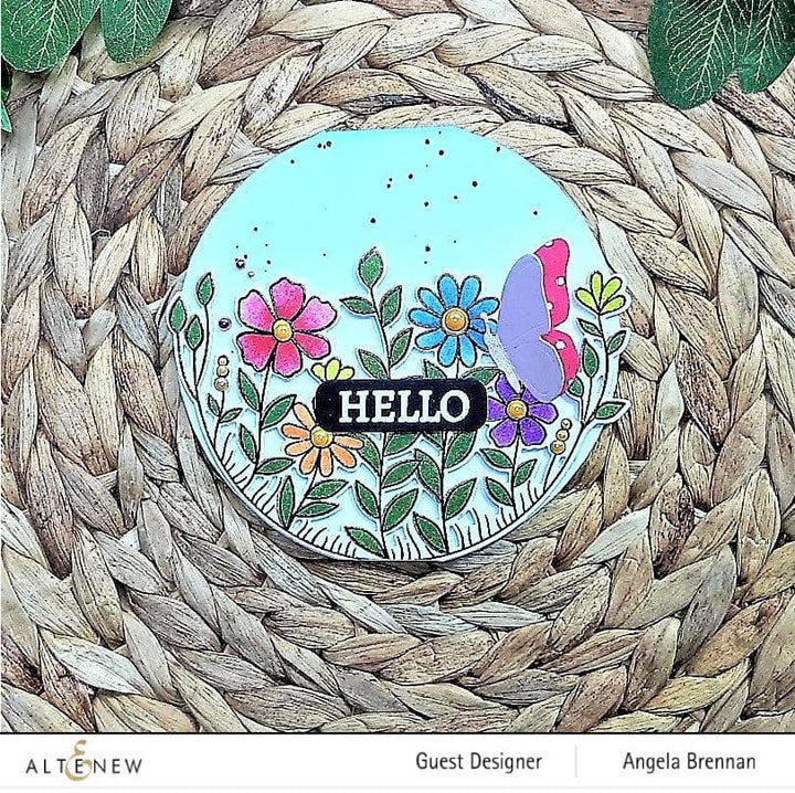 Altenew Stamp & Die & Stencil Bundle Arch of Flowers Stamp & Die & Stencil Bundle