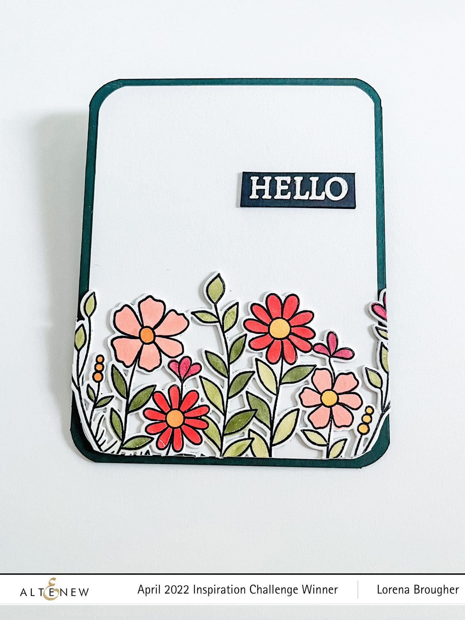 Arch Of Flowers Stamp & Die & Stencil Bundle | Altenew