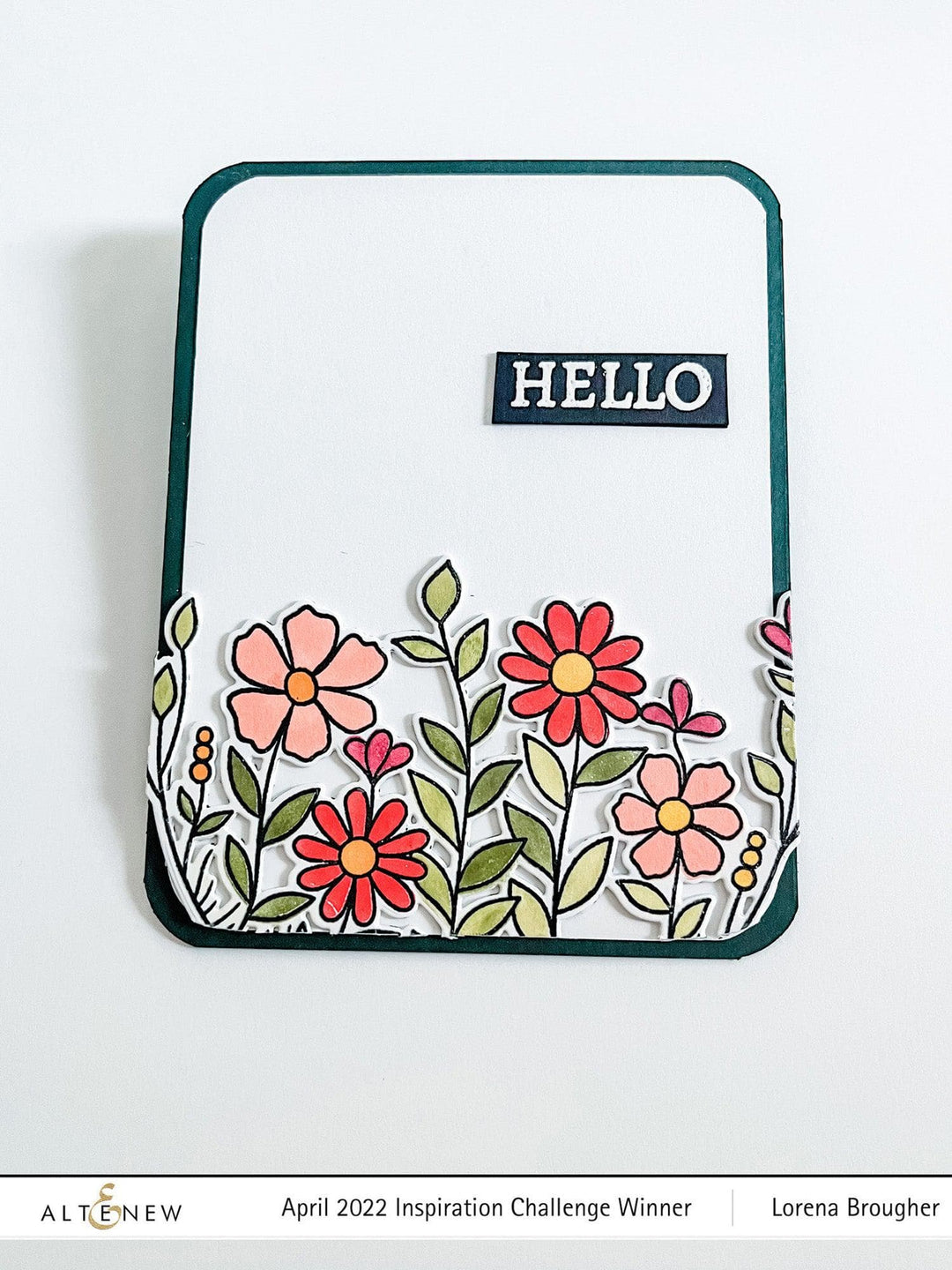 Altenew Stamp & Die & Stencil Bundle Arch of Flowers Stamp & Die & Stencil Bundle