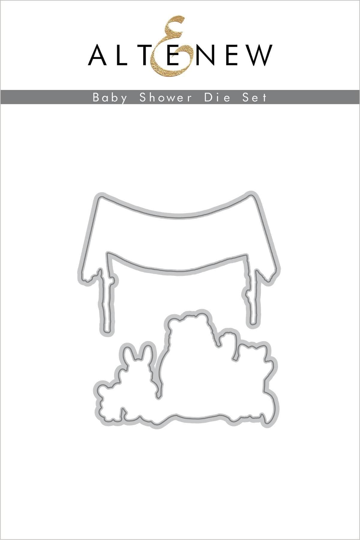 Altenew Stamp & Die & Stencil Bundle Baby Shower