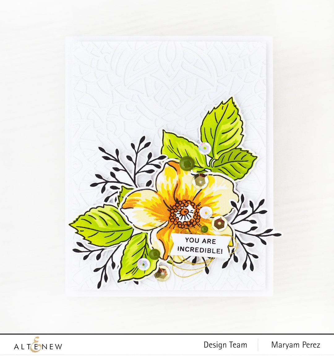 Altenew Stamp & Die & Stencil Bundle Beauty Within