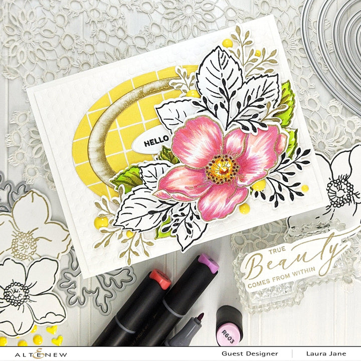 Altenew Stamp & Die & Stencil Bundle Beauty Within