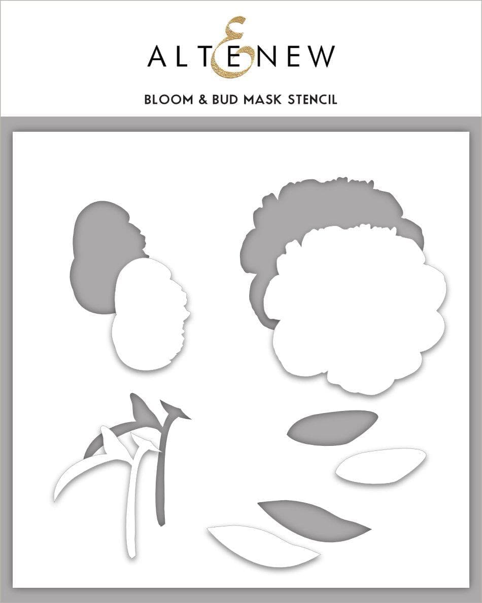 Altenew Stamp & Die & Stencil Bundle Bloom Bud