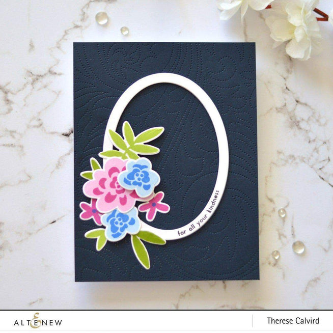 Altenew Stamp & Die & Stencil Bundle Bold Bunch Stamp & Die & Mask Stencil Bundle