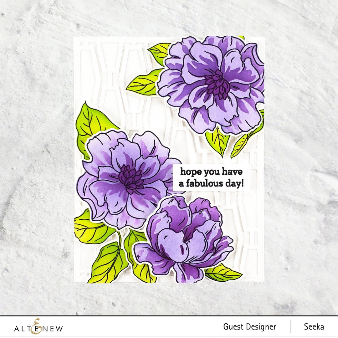 Altenew Stamp & Die & Stencil Bundle Botanical Illustrations Complete Bundle