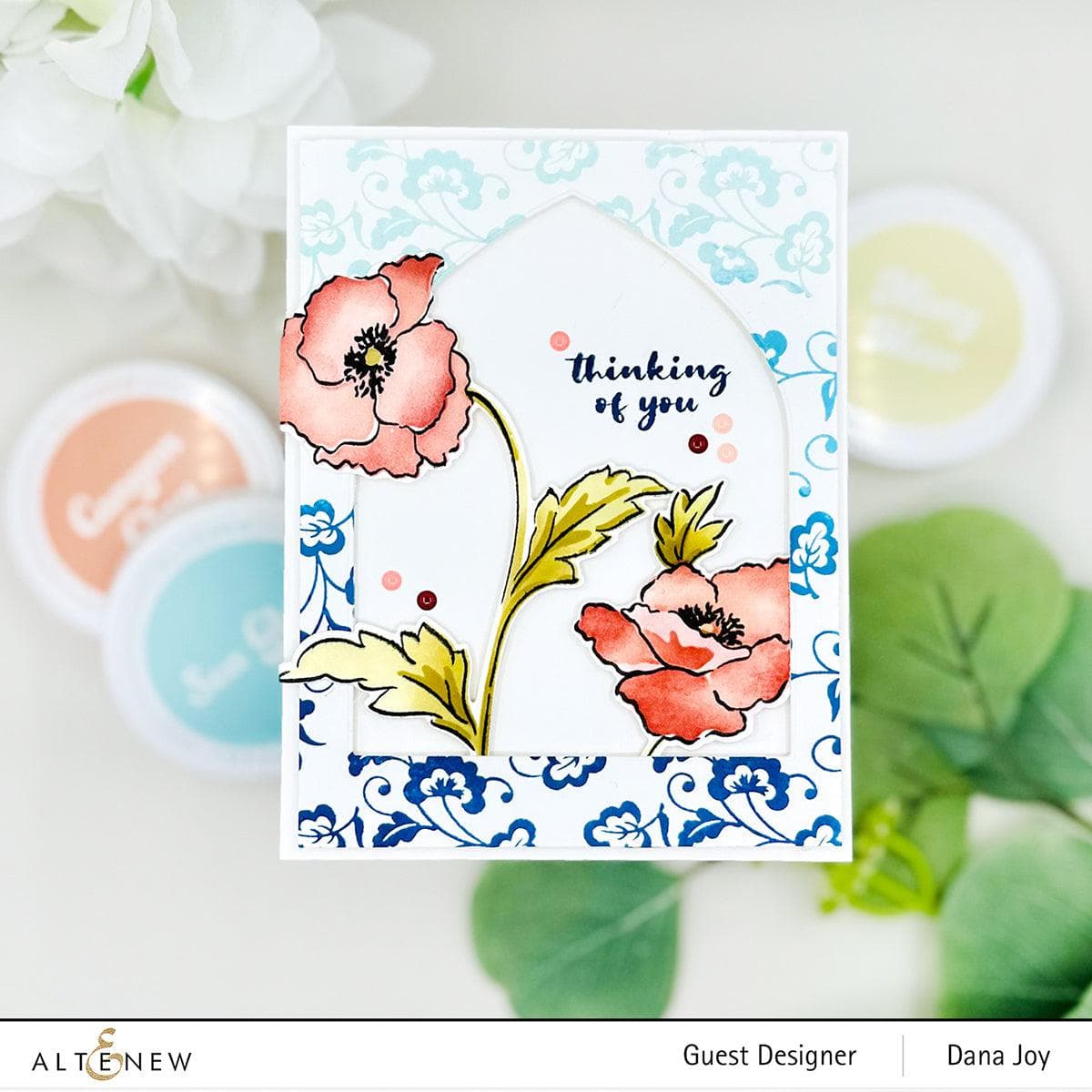 Bouquet of Poppies Stamp & Die & Stencil Bundle | Altenew