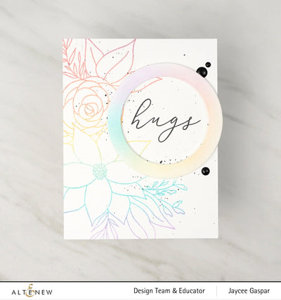 Altenew Stamp & Die & Stencil Bundle Calming Cluster Stamp & Die & Stencil Bundle