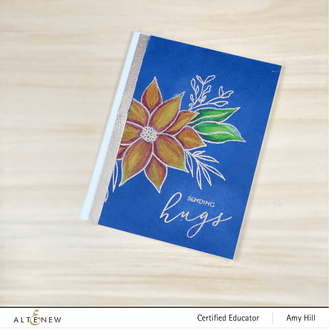 Altenew Stamp & Die & Stencil Bundle Calming Cluster Stamp & Die & Stencil Bundle