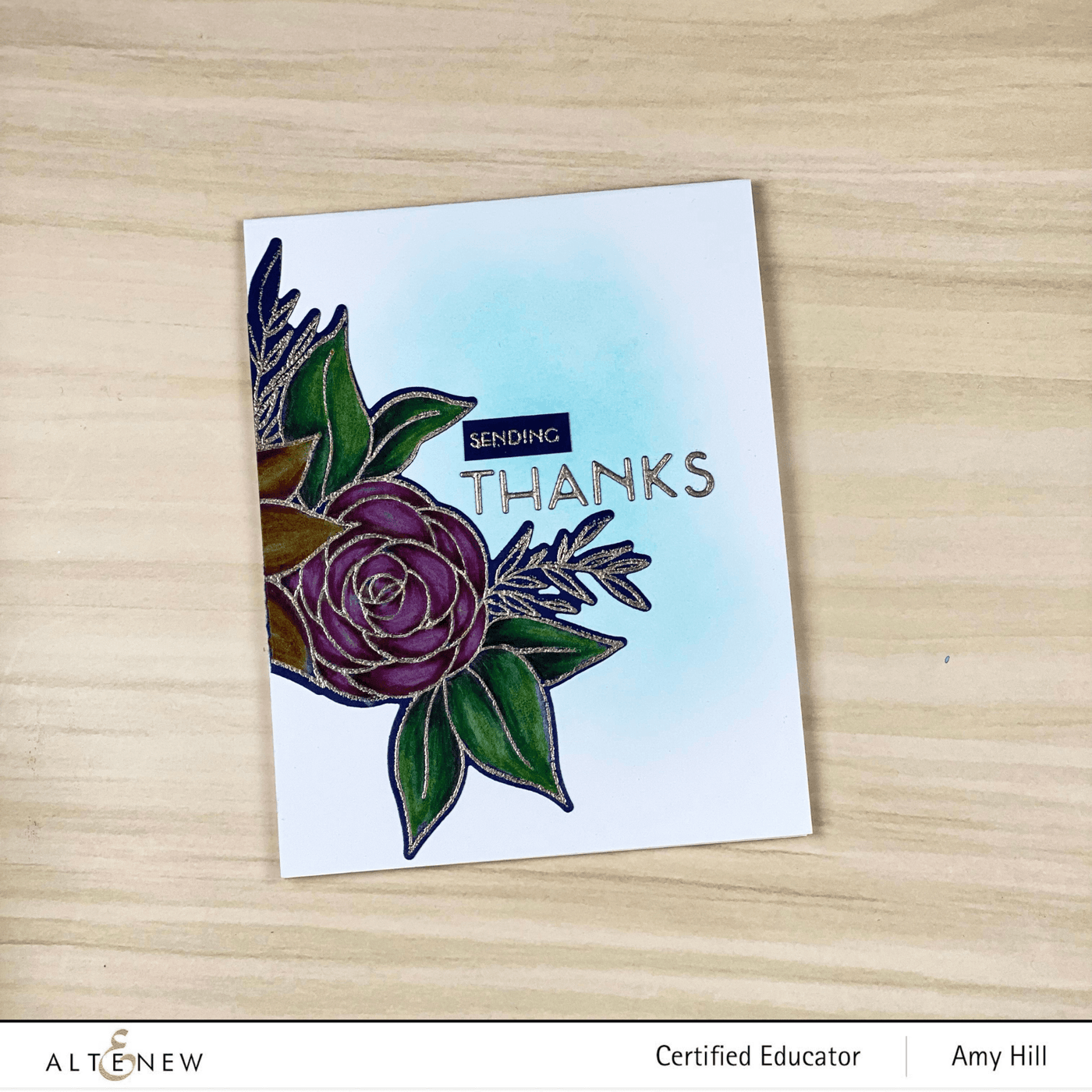 Altenew Stamp & Die & Stencil Bundle Calming Cluster Stamp & Die & Stencil Bundle